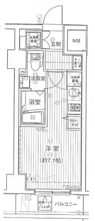 Beaute菊名 2階階 間取り