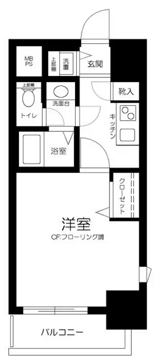 メゾン・ド・ヴィレ日本橋浜町 7階階 間取り