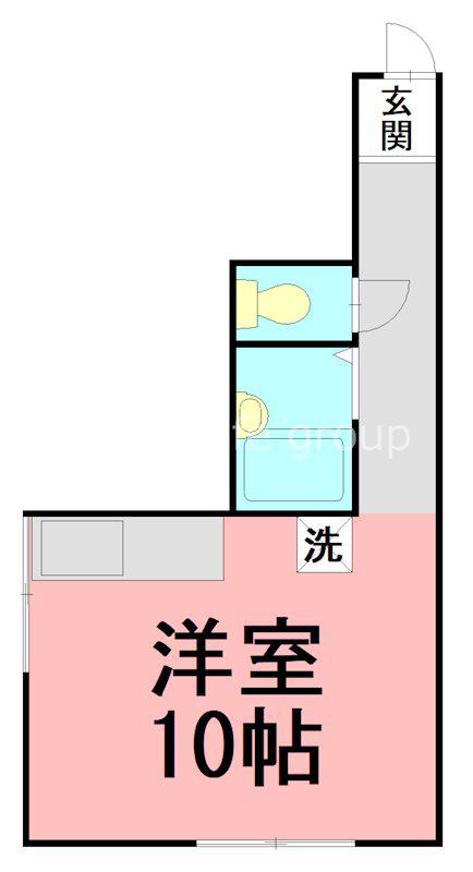 森コーポ(ワンルーム/2階)の間取り写真