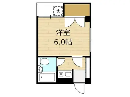 ナオズビル(1K/3階)の間取り写真