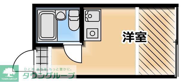 ドリームマンション(ワンルーム/2階)の間取り写真