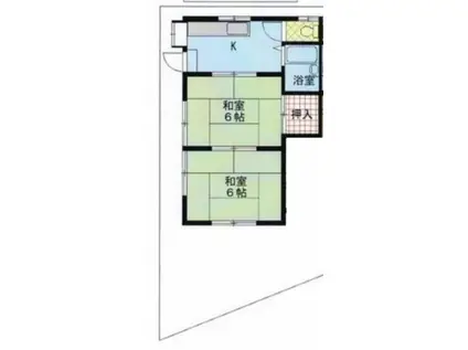 コーポ小泉(2DK/1階)の間取り写真