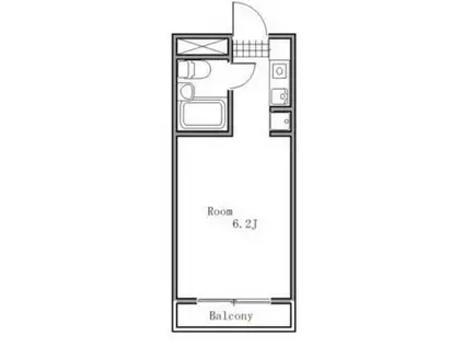 NHレジデンス落合(ワンルーム/2階)の間取り写真