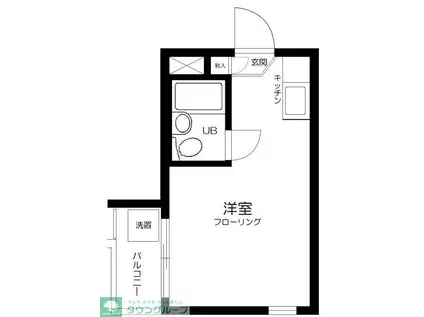ネオハイシティ南大塚(ワンルーム/1階)の間取り写真