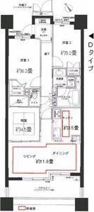 レジディア泉(3LDK/3階)の間取り写真