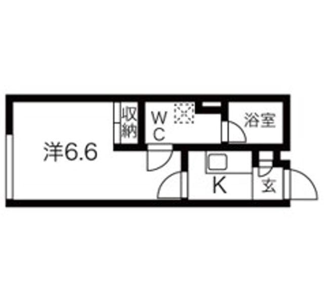 SPEC RESIDENCE TOGOSHI(ワンルーム/2階)の間取り写真