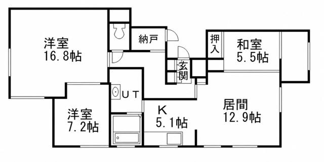STERN(4LDK/1階)の間取り写真