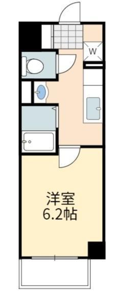 アネックス西条朝日町(1K/5階)の間取り写真