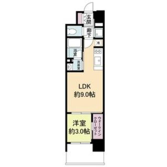 リビオメゾン新大阪(1LDK/5階)の間取り写真