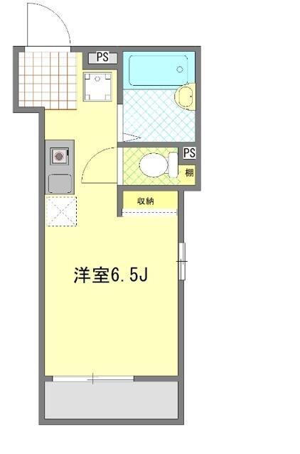 アペックス・東四ツ木(ワンルーム/2階)の間取り写真