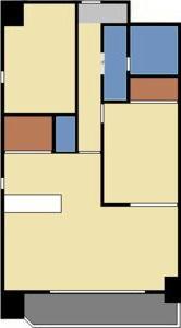 VIVIENDA 栄(2LDK/7階)の間取り写真