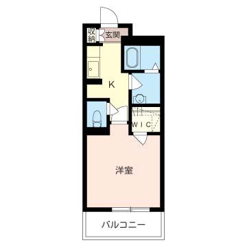 ベアーズ ガーデン(1K/1階)の間取り写真