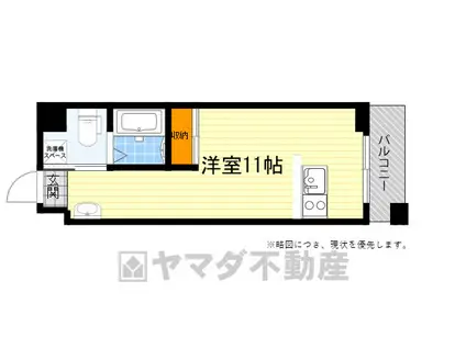 COSMOLIFE KATAYAMA(ワンルーム/5階)の間取り写真
