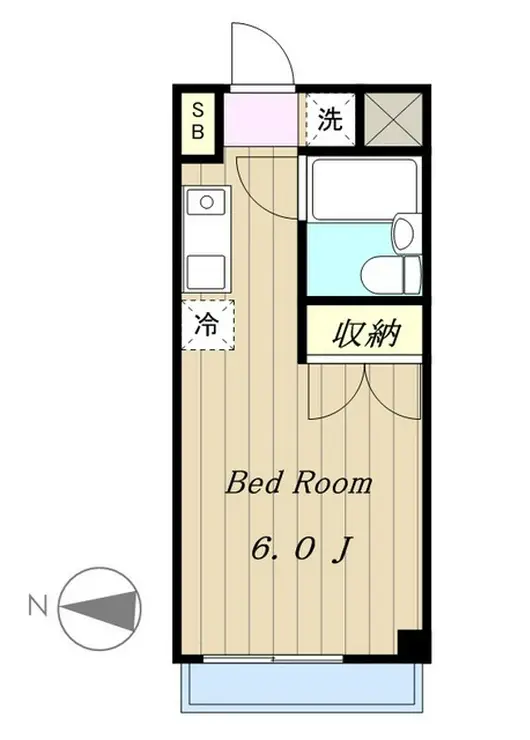 エステートピア稲城 1階階 間取り