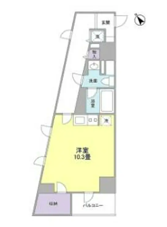 TKフラッツ渋谷 10階階 間取り