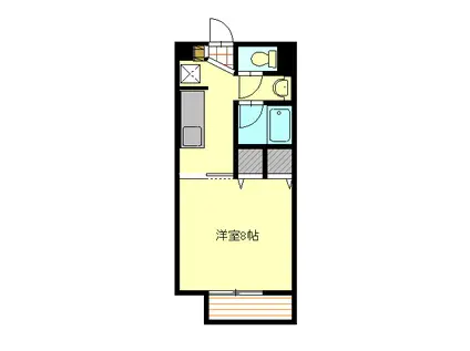 サープラスワンエリーゼ(1K/1階)の間取り写真