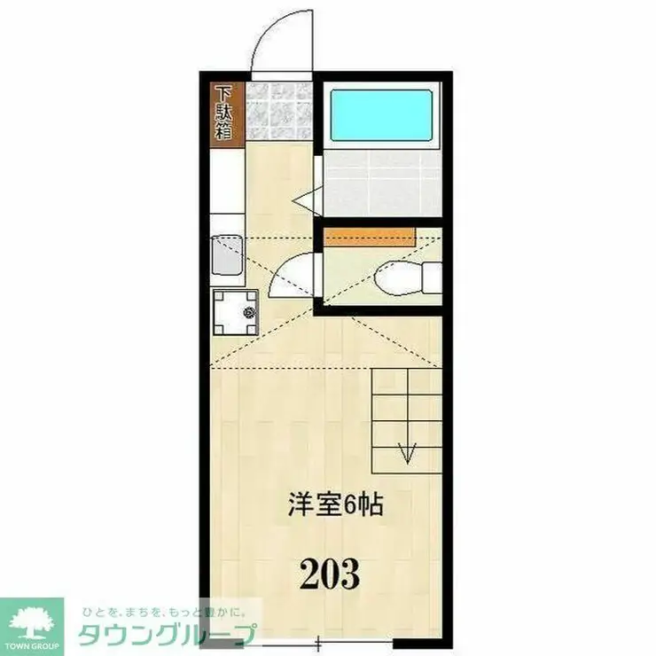 スカイウェイ 2階階 間取り