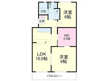 グランデ(2SLDK/3階)の間取り写真