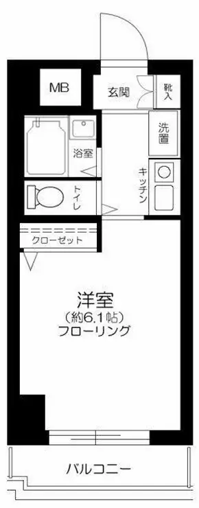 ベルエール代田 5階階 間取り