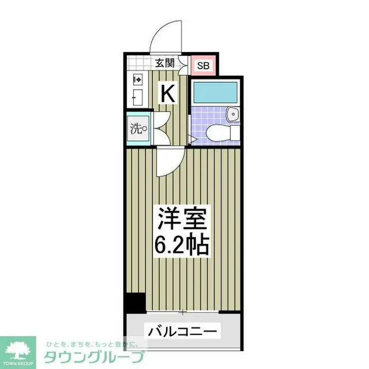 杉浦ハイツ狭山 1階階 間取り