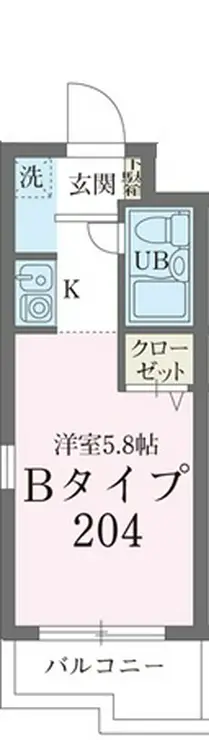 ジョイフル溝の口 2階階 間取り