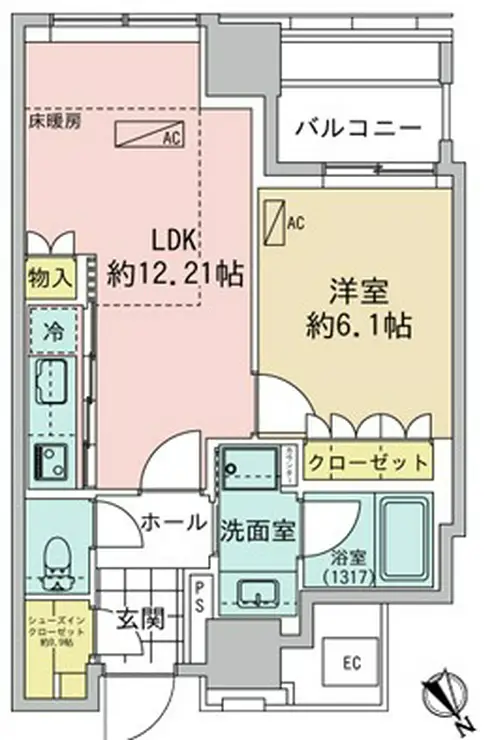 パークコート神宮前The Air 3階階 間取り