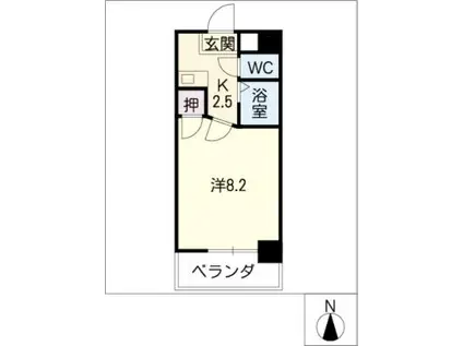 DEUX AVANCE(1K/3階)の間取り写真