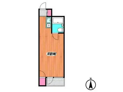 ラフォーレ中野(ワンルーム/2階)の間取り写真