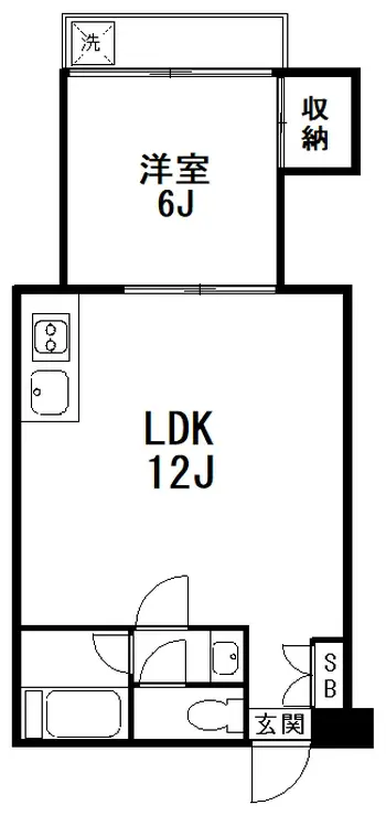 麻布十番ハイツ 2階階 間取り