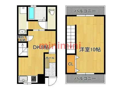 リーブルハイツ(1DK/1階)の間取り写真