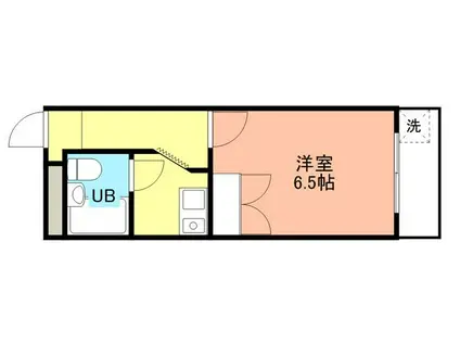 コーポシマムラ(1K/1階)の間取り写真