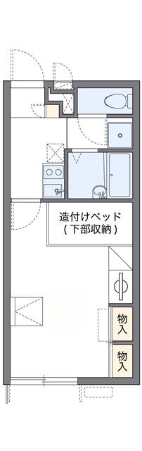 レオパレスユウ(1K/1階)の間取り写真