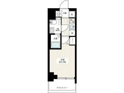 AZEST青砥II(1K/4階)の間取り写真