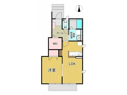 メゾン・桜(1LDK/1階)の間取り写真