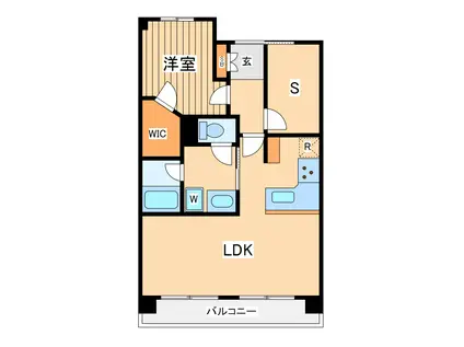 プレンディ相模原清新(2SLDK/1階)の間取り写真