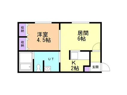  リースクエア31 I (1LDK/2階)の間取り写真