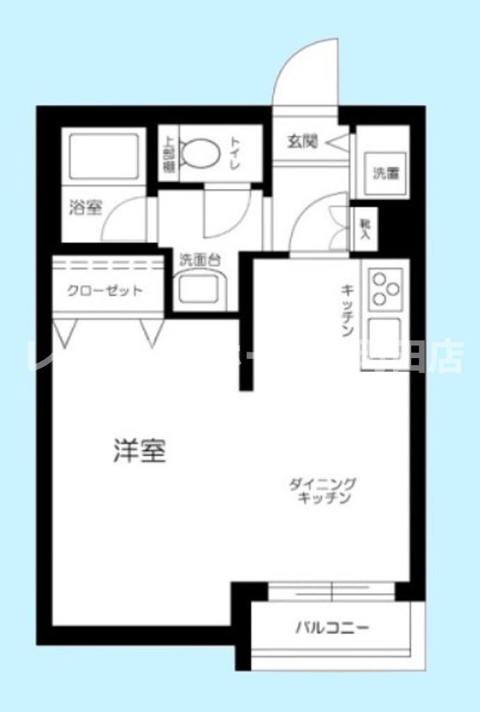 THE FOURTEEN(1DK/1階)の間取り写真
