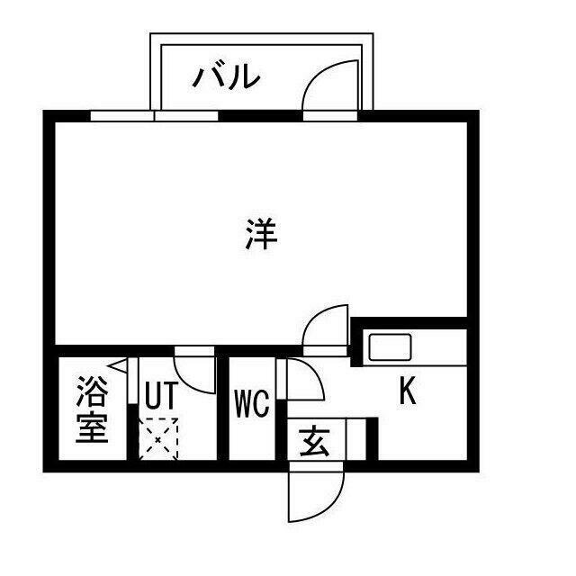 THE CLASS GRAND RESIDENCE(1K/2階)の間取り写真
