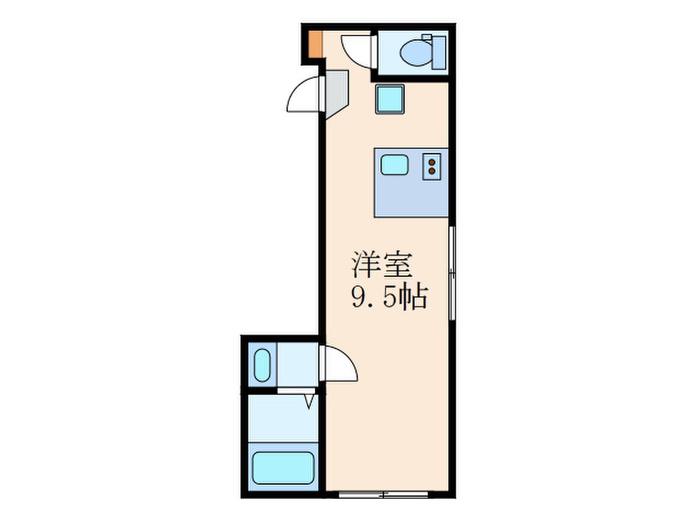 TRIAS112(ワンルーム/2階)の間取り写真