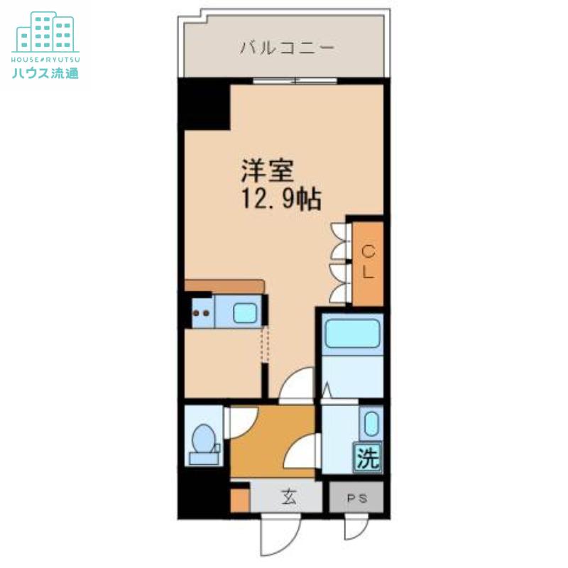 FOREST VIEW泉(ワンルーム/1階)の間取り写真