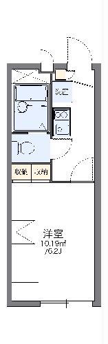 レオパレスコスモス(1K/2階)の間取り写真