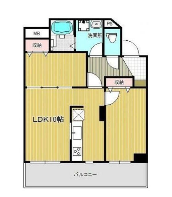 桜木-MSK(2LDK/7階)の間取り写真