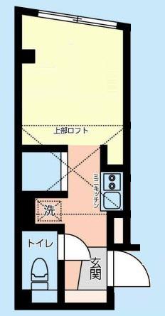 新日本パレス小伝馬町(ワンルーム/2階)の間取り写真