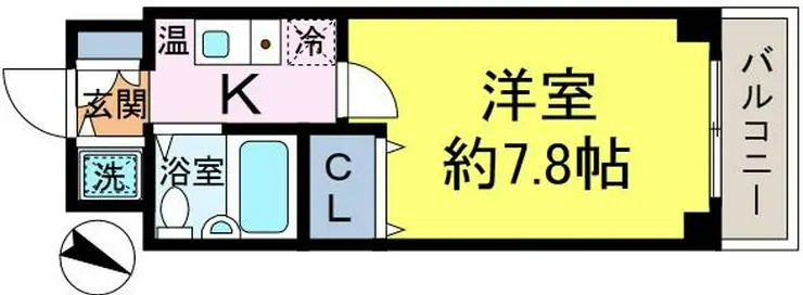 シティハイツ新小岩 6階階 間取り