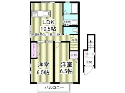 テラスリストーロ(2LDK/1階)の間取り写真