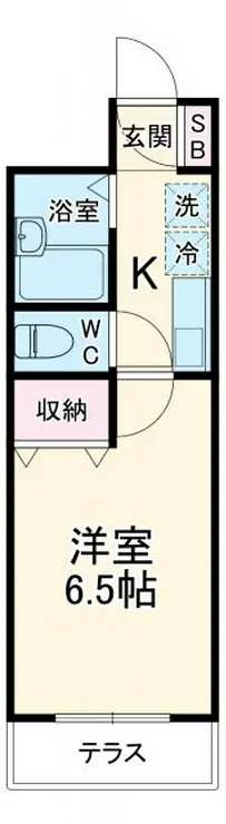 パインホームズ多摩川II 2階階 間取り