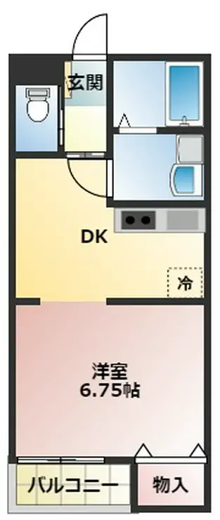 イーストパレスY-3 2階階 間取り