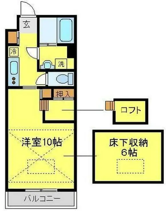 ルネス グランドゥール 5階階 間取り