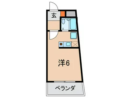 メゾン・アン・ブラン(ワンルーム/3階)の間取り写真