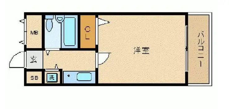 ルイシャトレ恵比寿 4階階 間取り